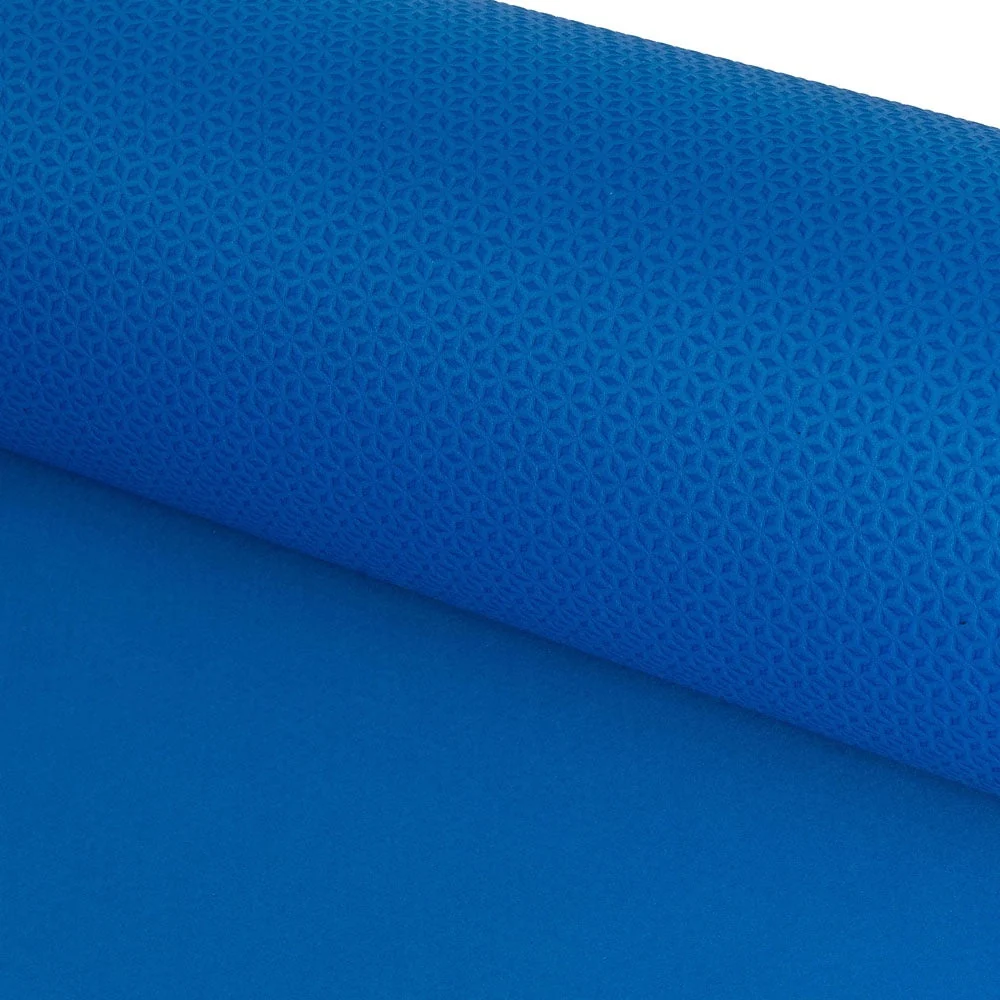 Acte, Tapete Yoga Mat Antiderrapante EVA para Treinos e Exercícios Indoor T11NA, Azul