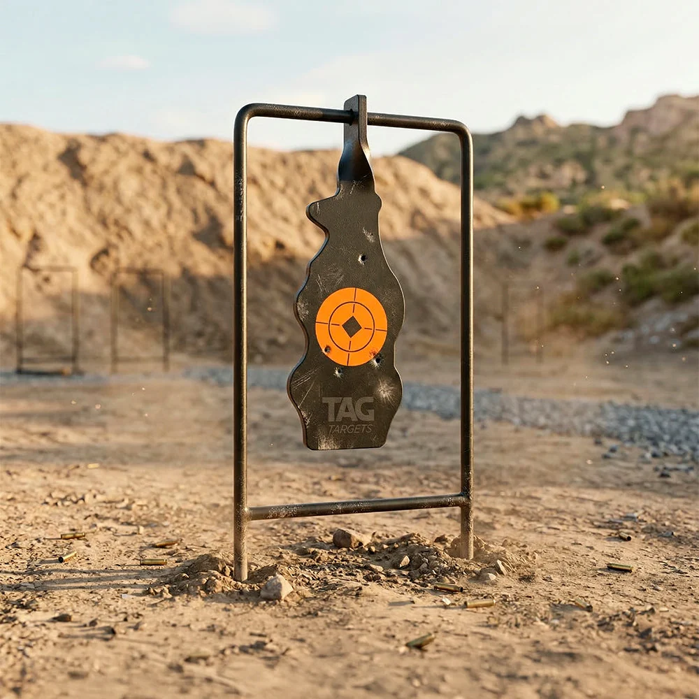 Alvo Metálico Swing Field TAG 5mm para Carabinas até 100J
