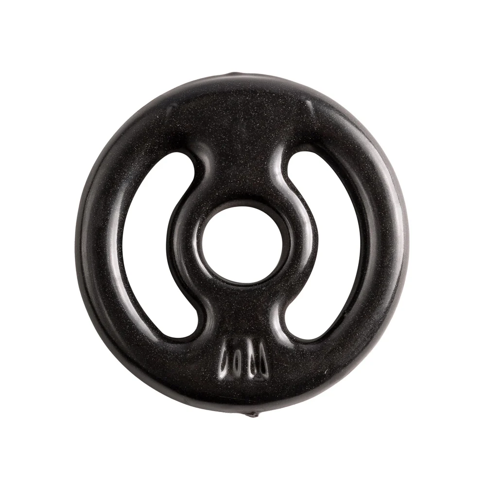 Anilha Emborrachada 2Kg Ferro Fundido PVC S24 Preto Acte