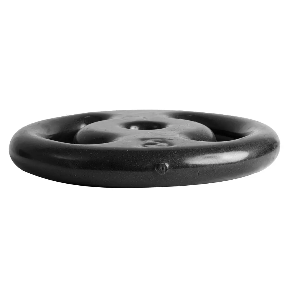 Anilha Emborrachada 5Kg Ferro Fundido PVC S25 Preto Acte