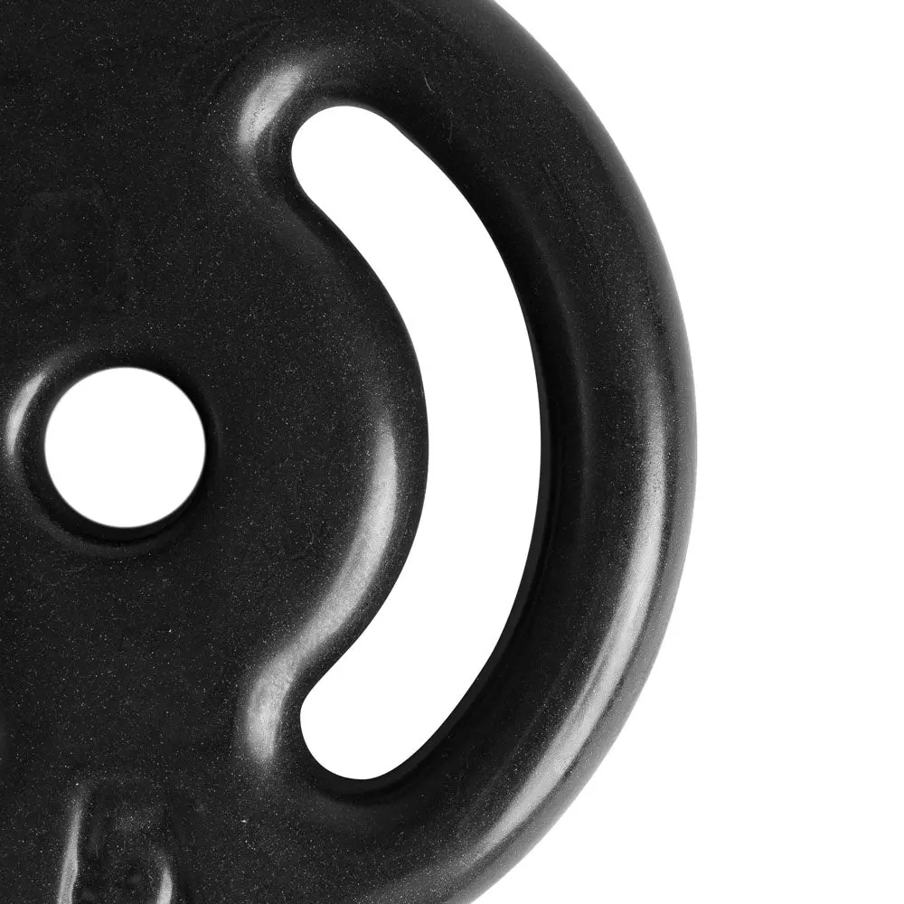 Anilha Emborrachada 5Kg Ferro Fundido PVC S25 Preto Acte