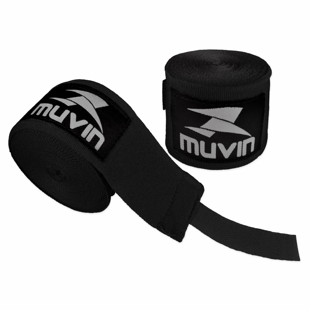 Bandagem Elástica Muvin 5m Estilo Mexicano para Boxe, Muay Thai e MMA