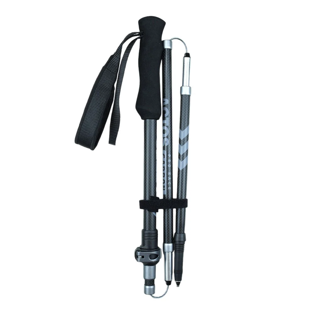 Bastão de Caminhada 38cm-135cm Trava Rápida Actos Pro Race Carbon Azteq