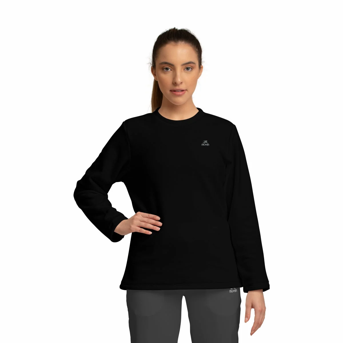 Blusa Fleece FPS UV50+ Solid LS/CN - Feminino
