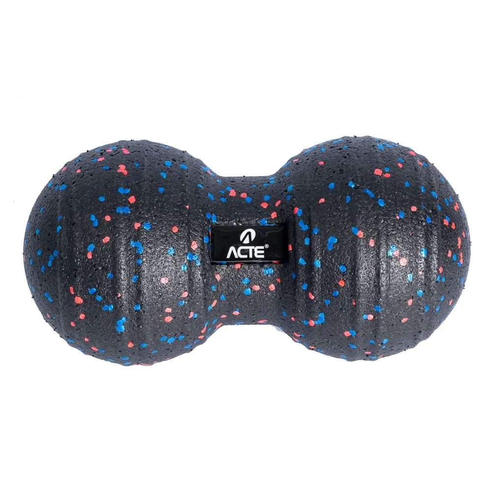 Bola Dupla Massageadora Em EPP Colors Preto T231 Acte Sports