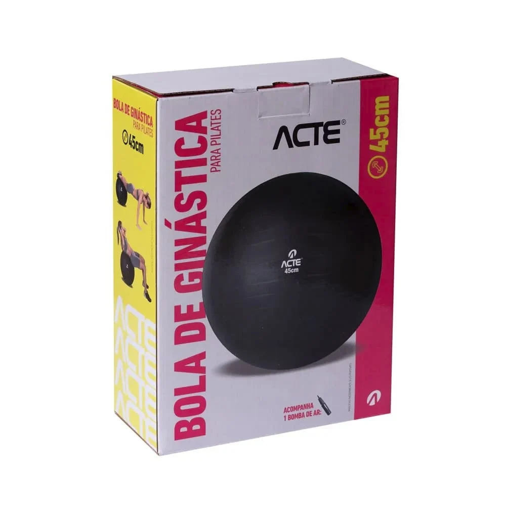 Bola de Pilates 45 cm T9-45 ACTE Cor:Preto