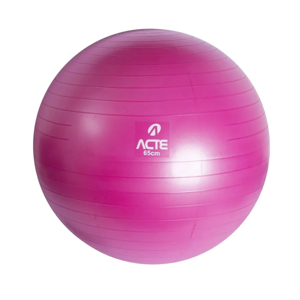 Bola de Pilates 65 cm T9 ACTE Cor:Rosa