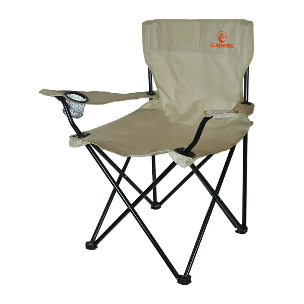Cadeira de Camping Dobrável Guepardo Relax com Porta-Copo