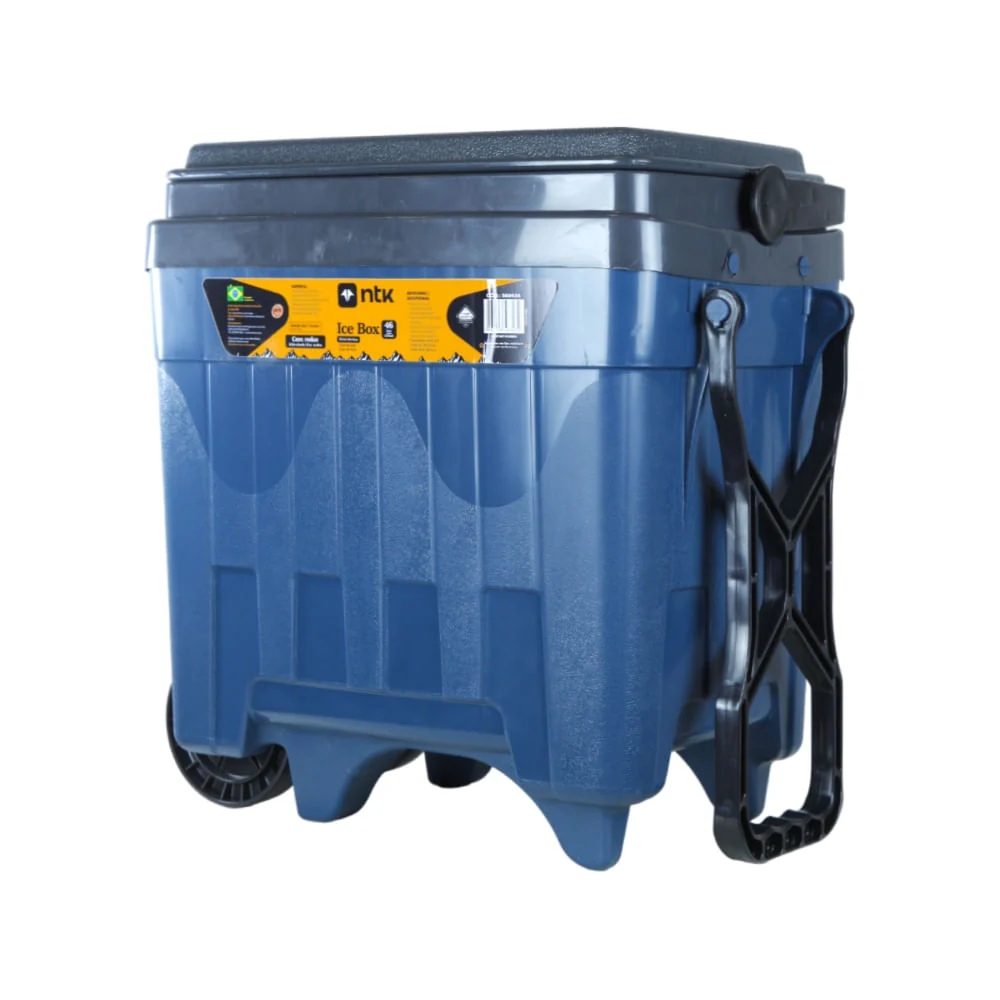 Caixa Térmica Ice Box 34 Litros NTK com Rodas, Porta Latas na Tampa