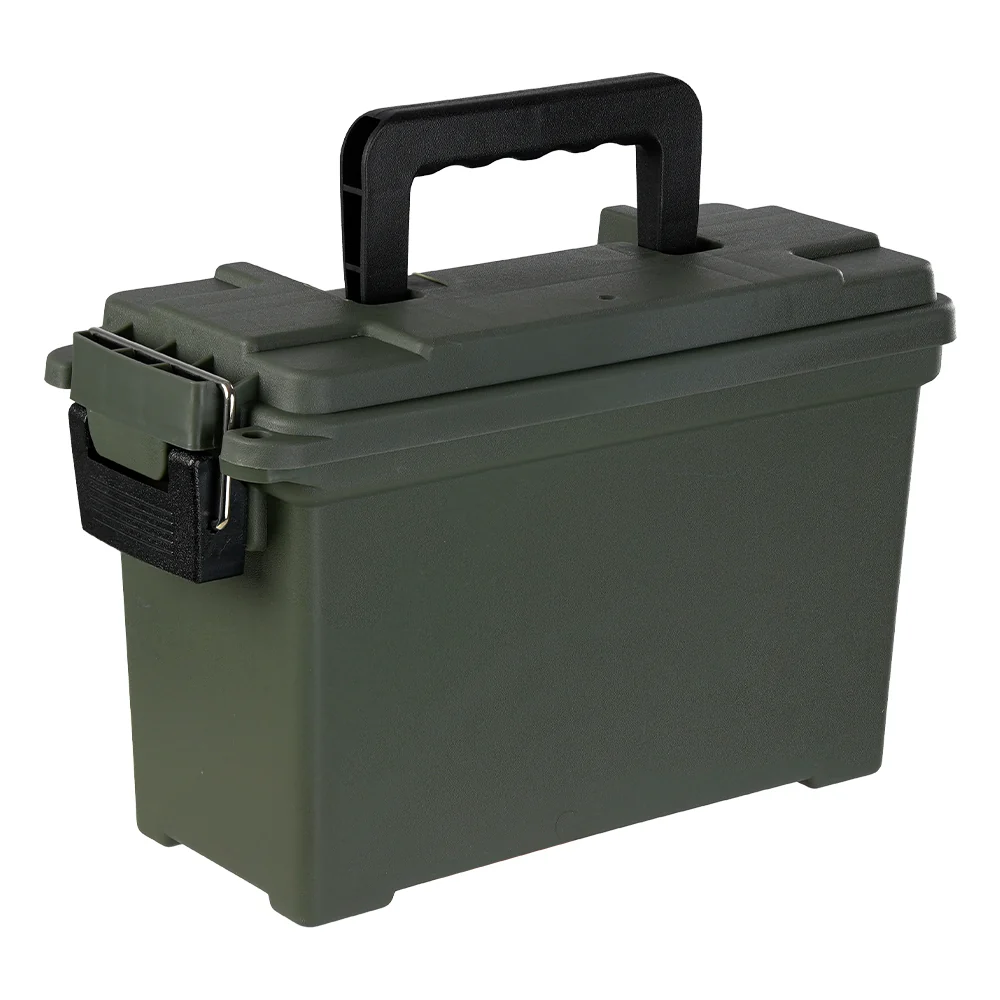 Caixa de Munição Poly Box TAG 29x14x19 com Trava Lateral e Furo para Cadeado