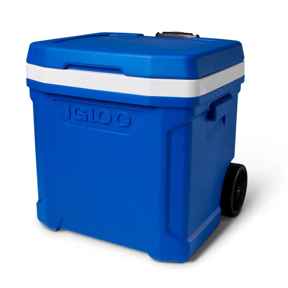Caixa térmica Latitude Roller 60QT Igloo de rodinhas e com capacidade para 56 litros