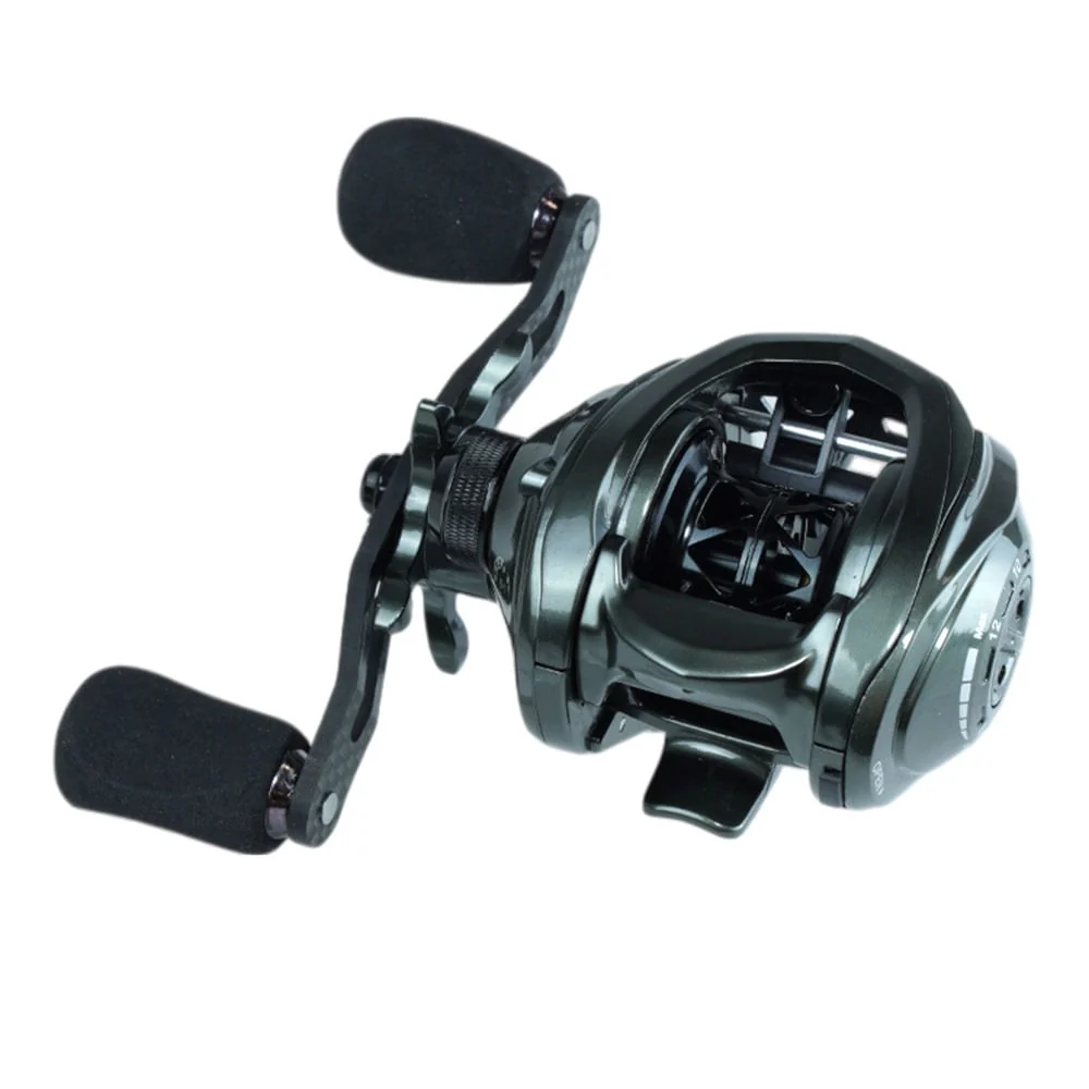Carretilha Direita 7.2:1 Drag 5Kg Durendal Carbon Pesca Brasil