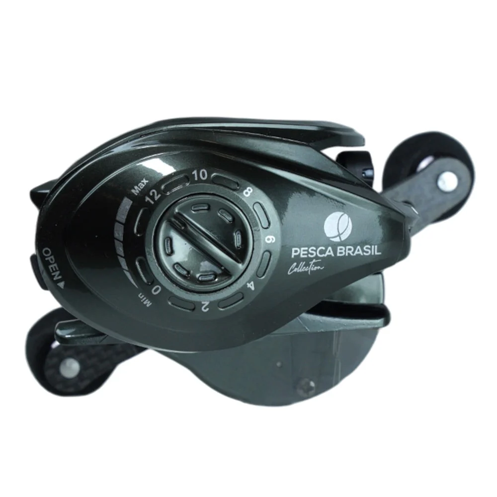 Carretilha Direita 7.2:1 Drag 5Kg Durendal Carbon Pesca Brasil