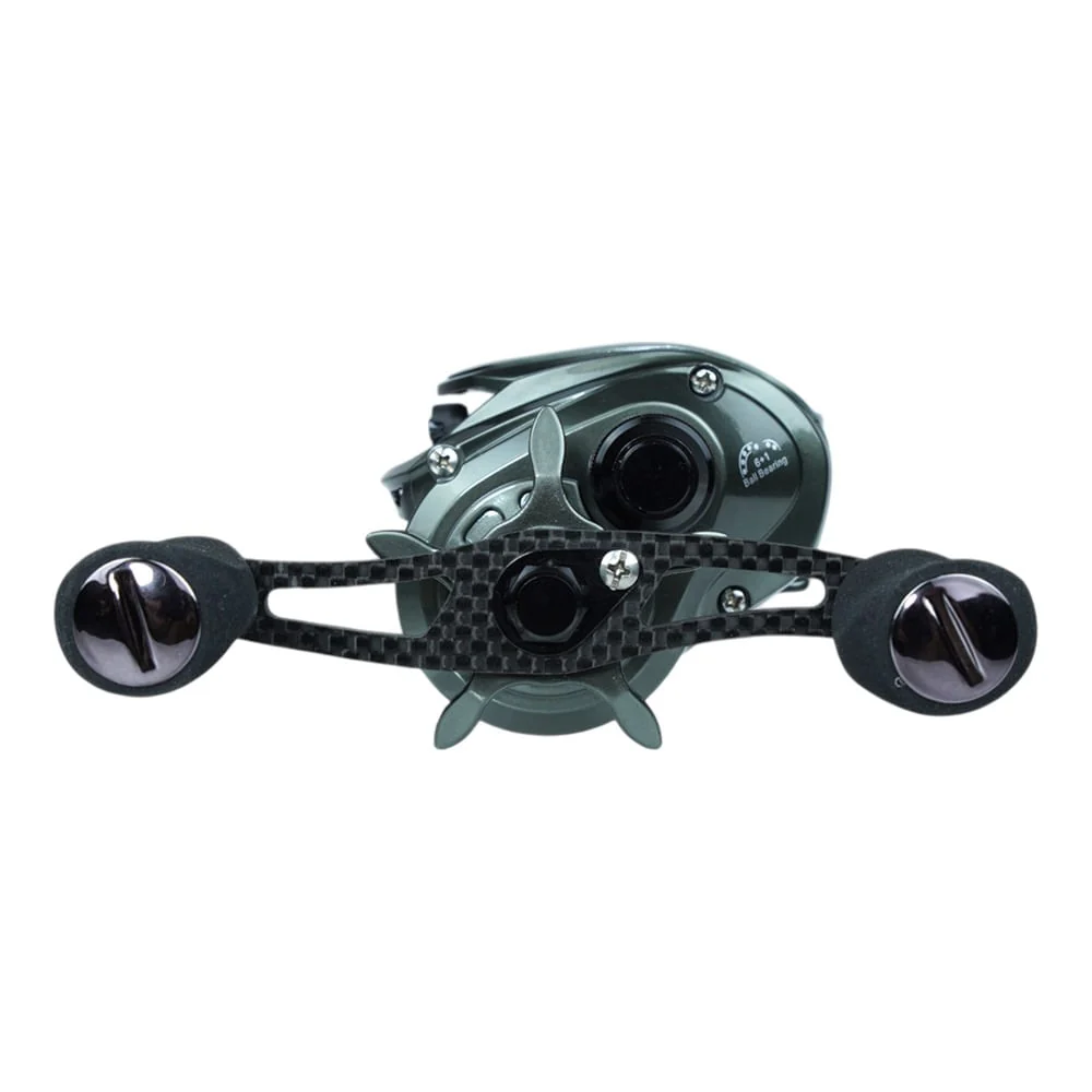 Carretilha Direita 7.2:1 Drag 5Kg Durendal Carbon Pesca Brasil