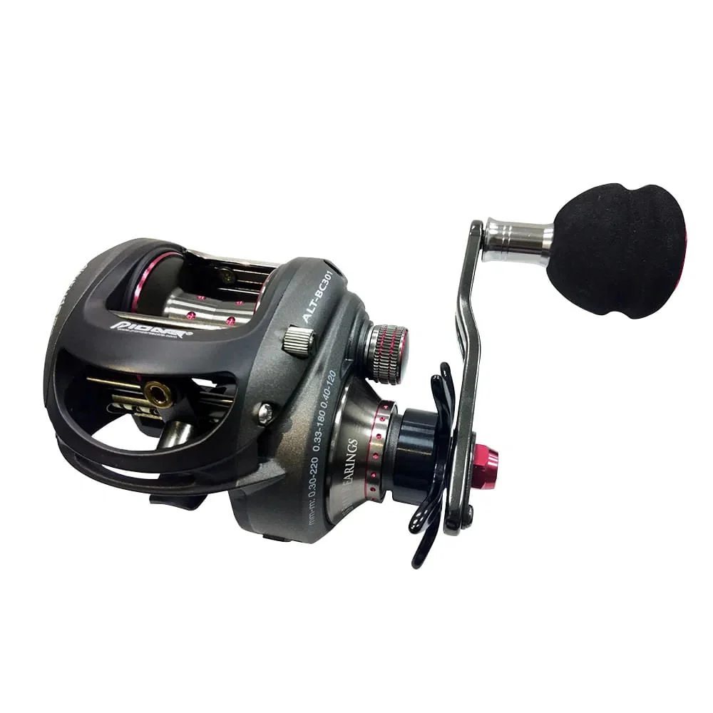 Carretilha Pioneer Altitude BC esquerda desenvolvida para pesca oceânica