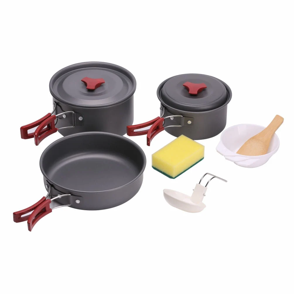 Conjunto de Panelas Camp 3 com 9 Peças NTK