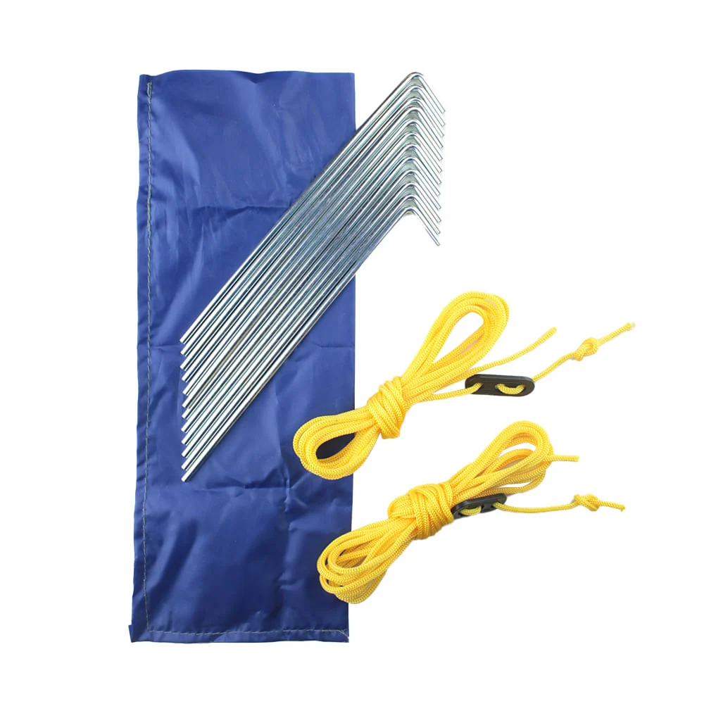 Conjunto de estacas com cordinhas NTK Camp Kit