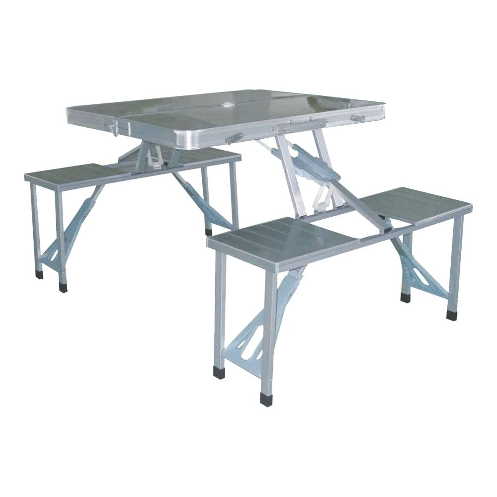 Conjunto de mesa e banquetas dobrável Konrad NTK