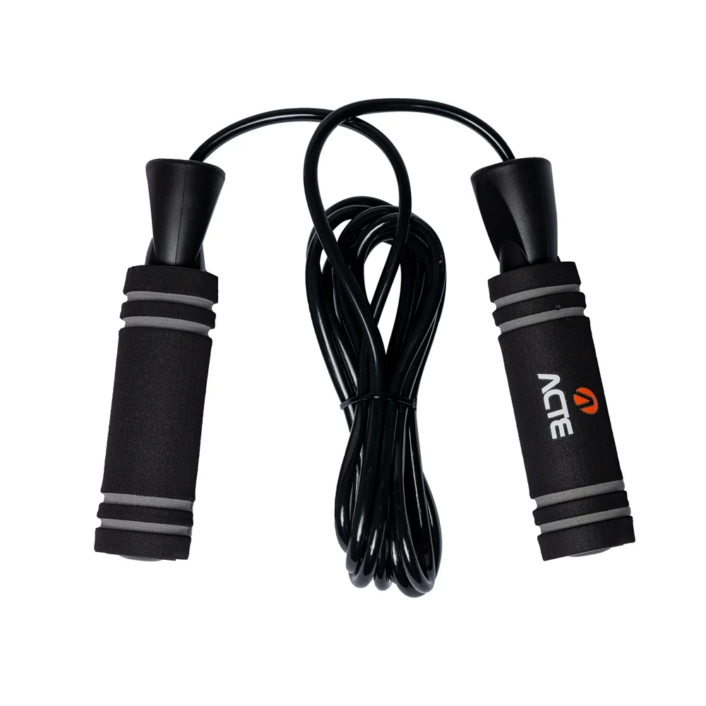 Corda Pular 2,75 m PVC Espuma T3 Preto Acte