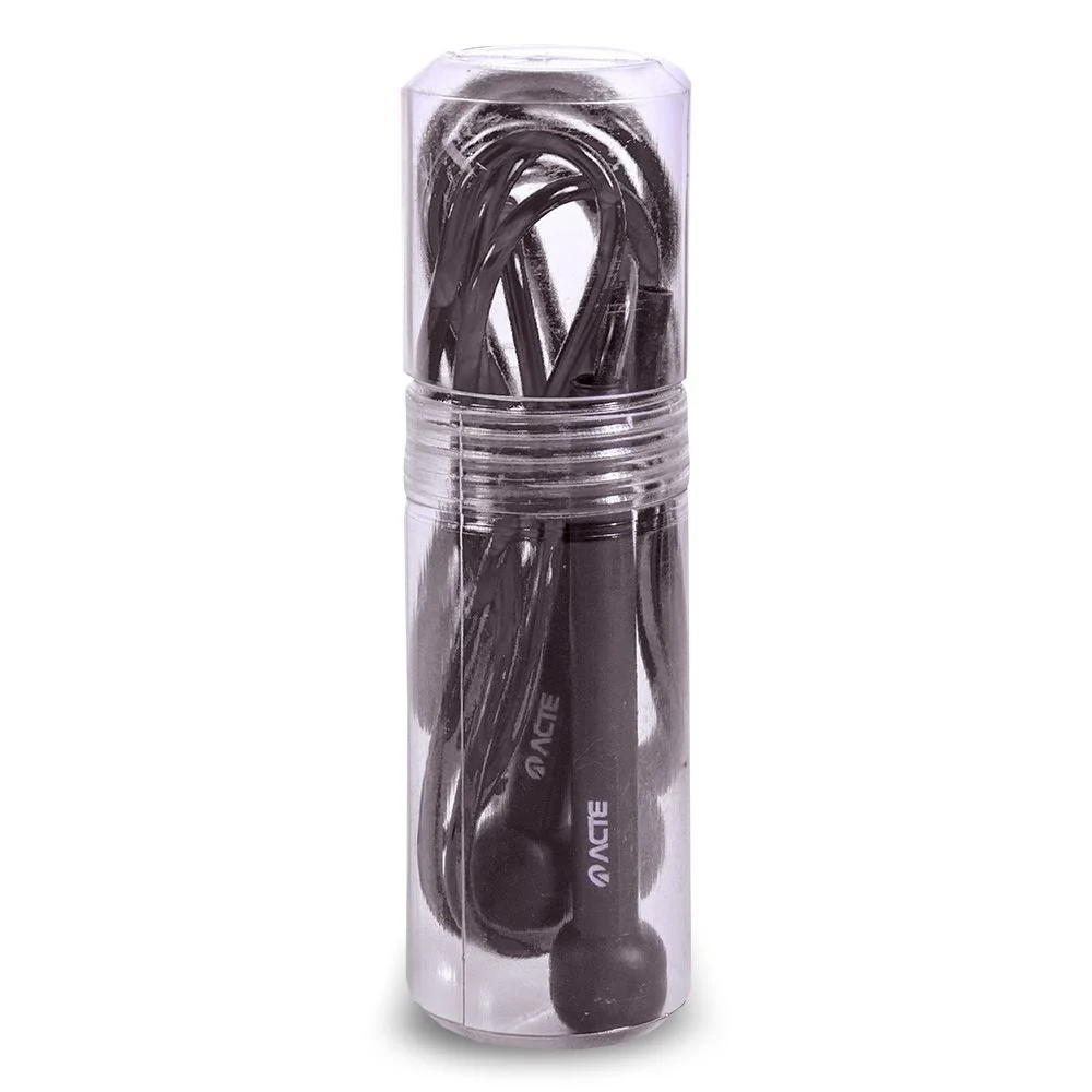 Corda de Pular Preta 2,75 m T95 Acte Sports