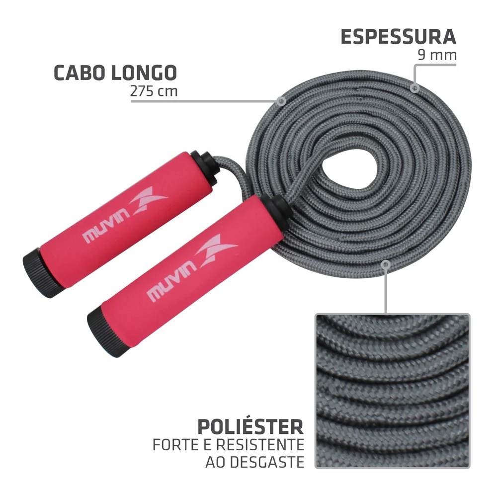 Corda de Pular de Poliéster Muvin