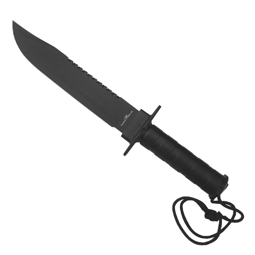 Faca Multifuncional de Sobrevivência NTK Platoon - Preto