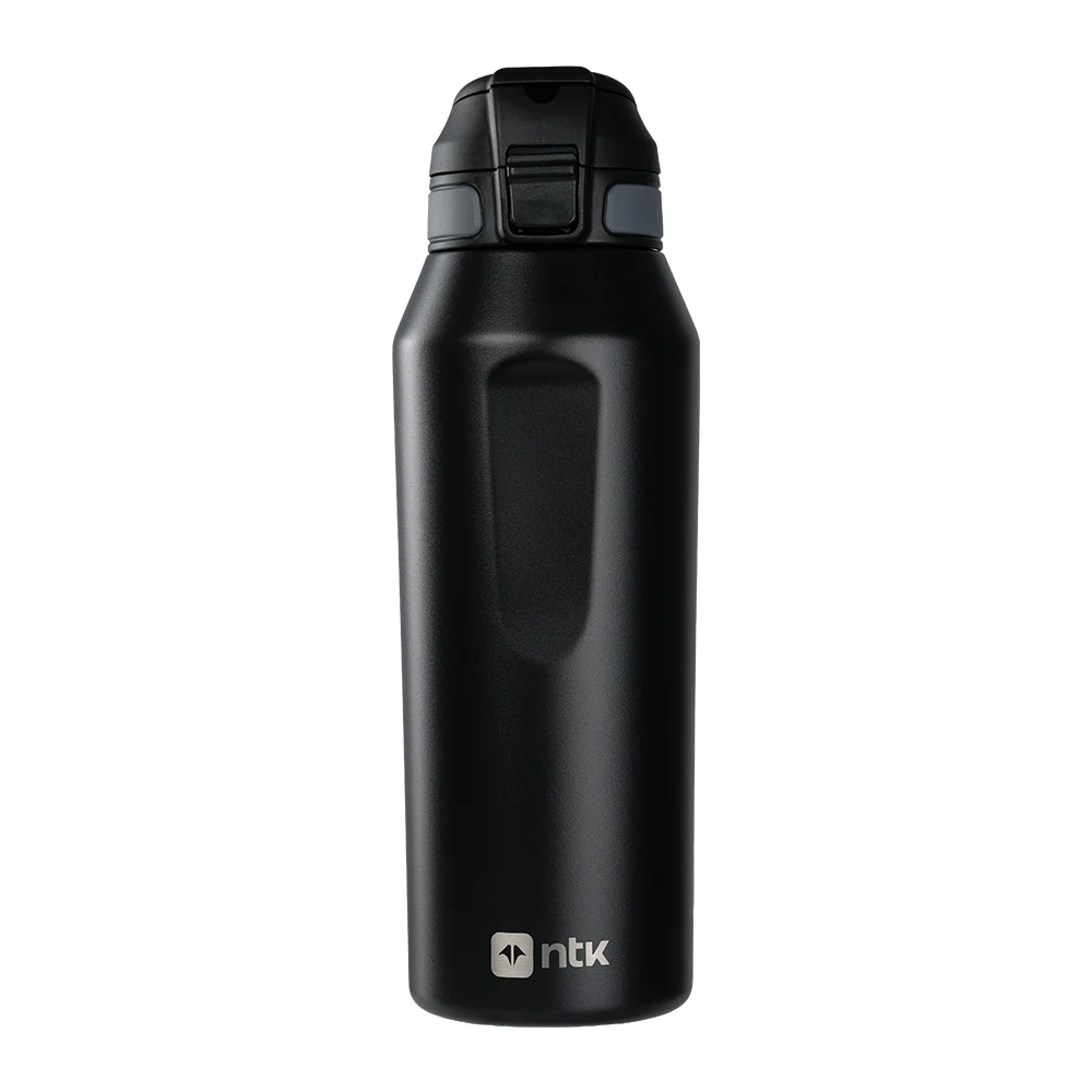 Garrafa Térmica Isomax Rocket 1L NTK em Aço Inox Conserva Bebidas 24h Geladas e 8h Quentes