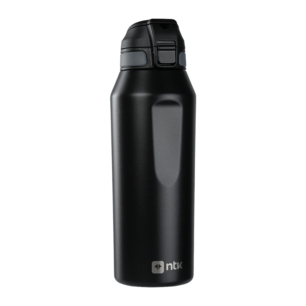 Garrafa Térmica Isomax Rocket 1L NTK em Aço Inox Conserva Bebidas 24h Geladas e 8h Quentes