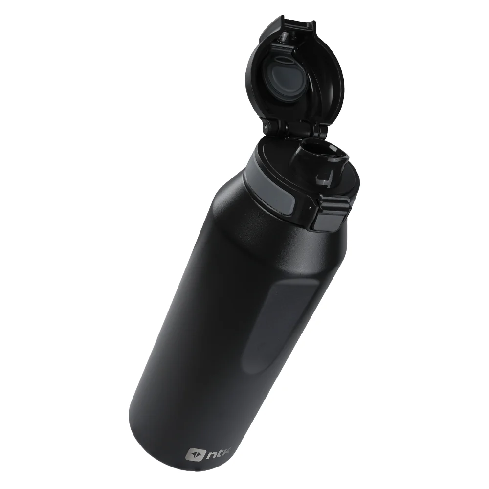 Garrafa Térmica Isomax Rocket 1L NTK em Aço Inox Conserva Bebidas 24h Geladas e 8h Quentes