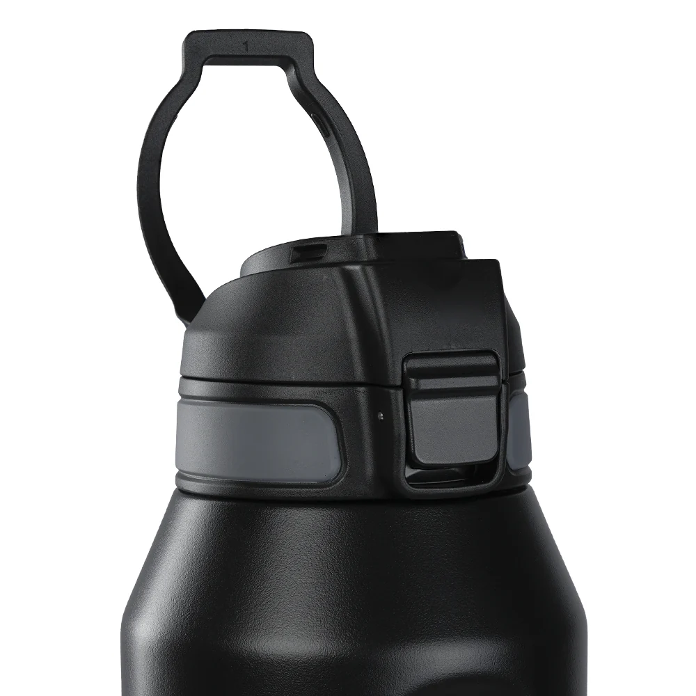 Garrafa Térmica Isomax Rocket 1L NTK em Aço Inox Conserva Bebidas 24h Geladas e 8h Quentes