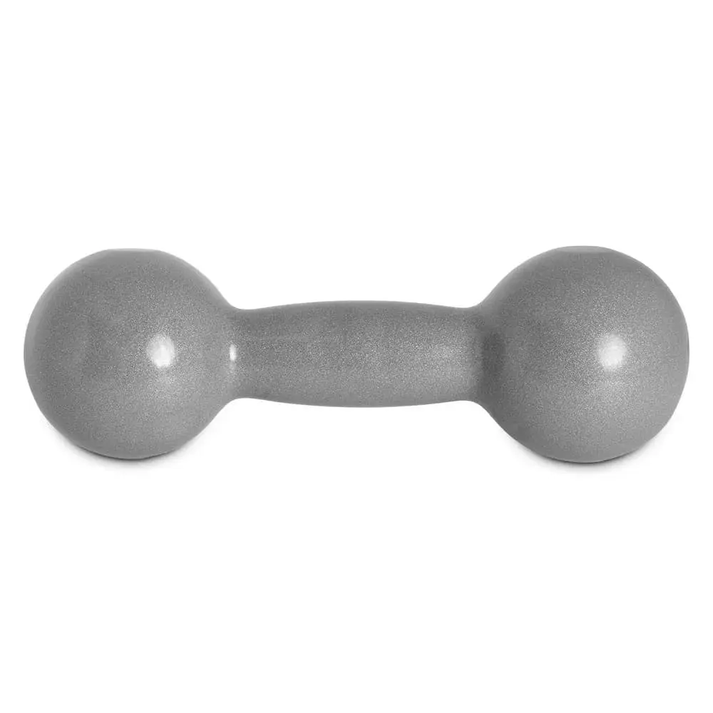 Halter 2 kg Emborrachado S2 ACTE Cor:Cinza