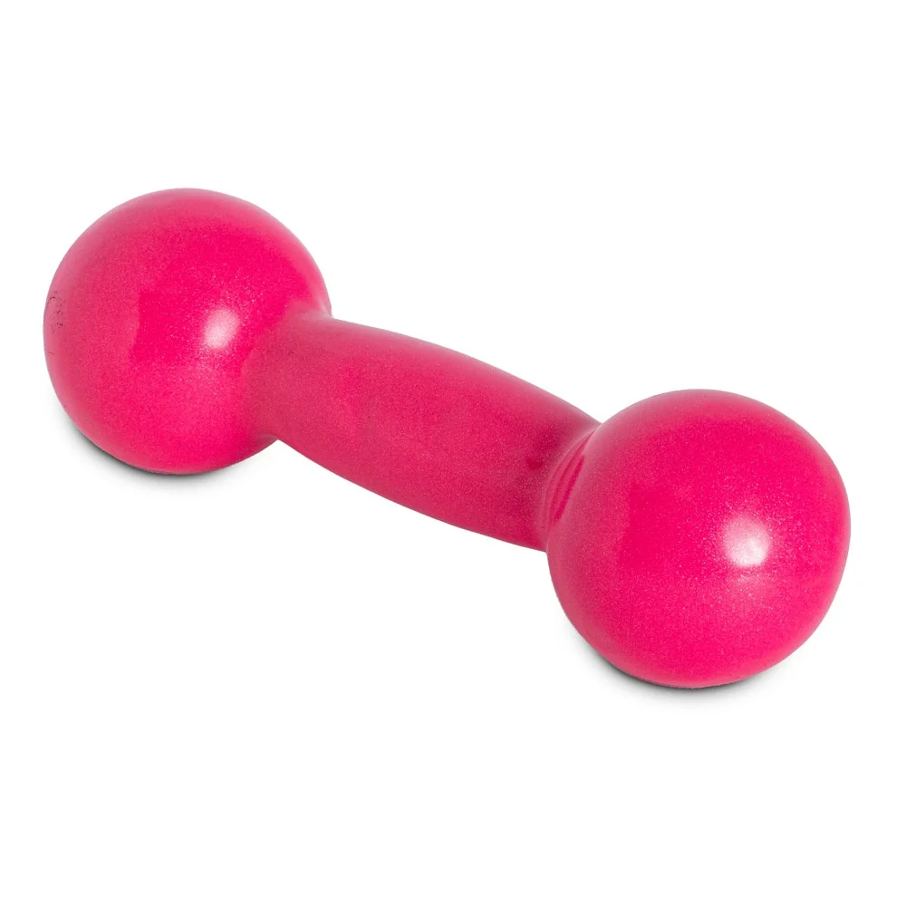 Halter Emborrachado 1Kg Ferro Fundido PVC S1-R Rosa Acte