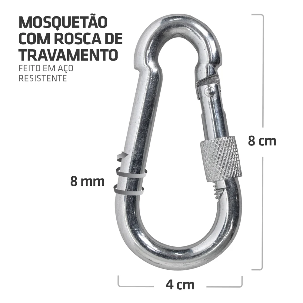 Kit Corrente para Saco de Pancada 50cm