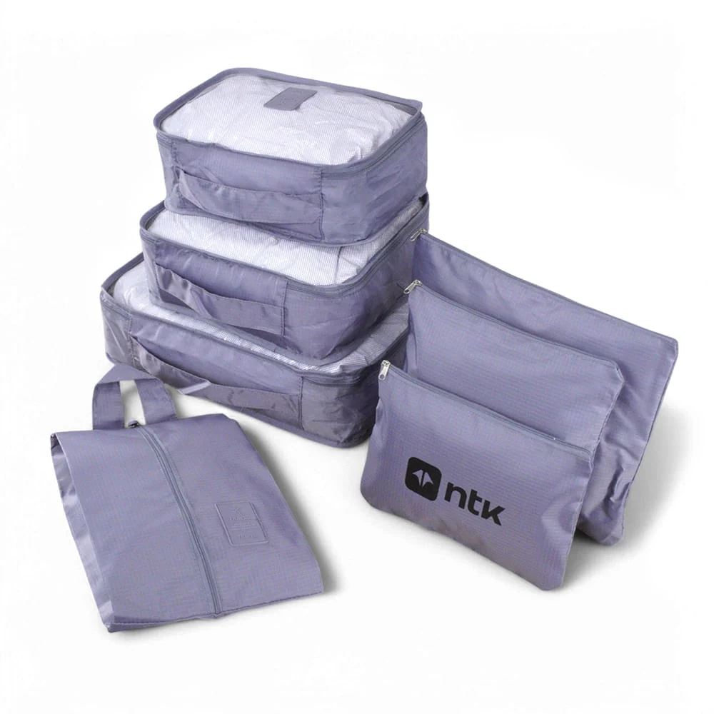 Kit Organizador para Mala 7 Peças NTK Tamanhos Variados