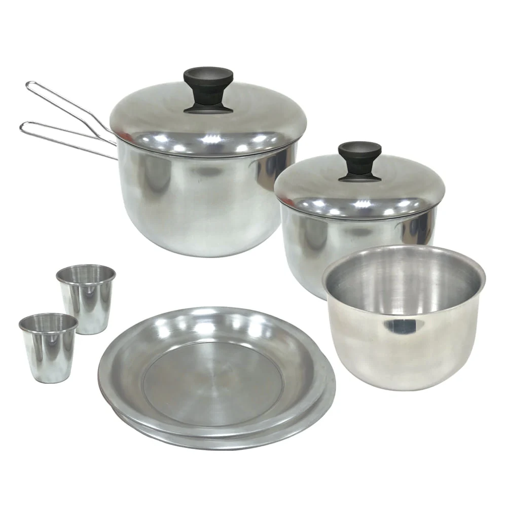 Kit de Panelas de camping Gourmet Nautika 8 Peças