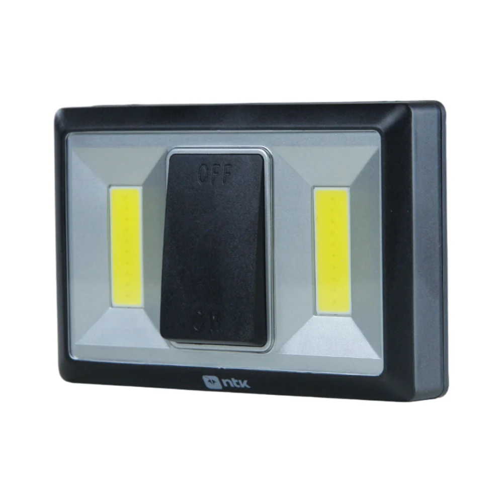 Lanterna Switch NTK Potência 220 lumens e 2 LEDs COB Brancos de 3 Watts, Caixa com 12 Unidades