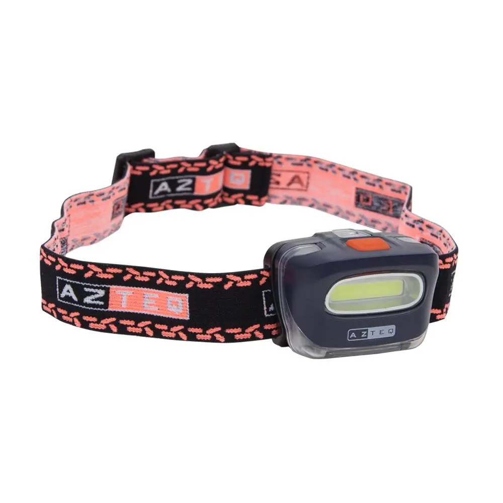 Lanterna de cabeça LED COB Azteq Kashina 140 lúmens Alcance de até 30m e 2 Modos de Iluminação