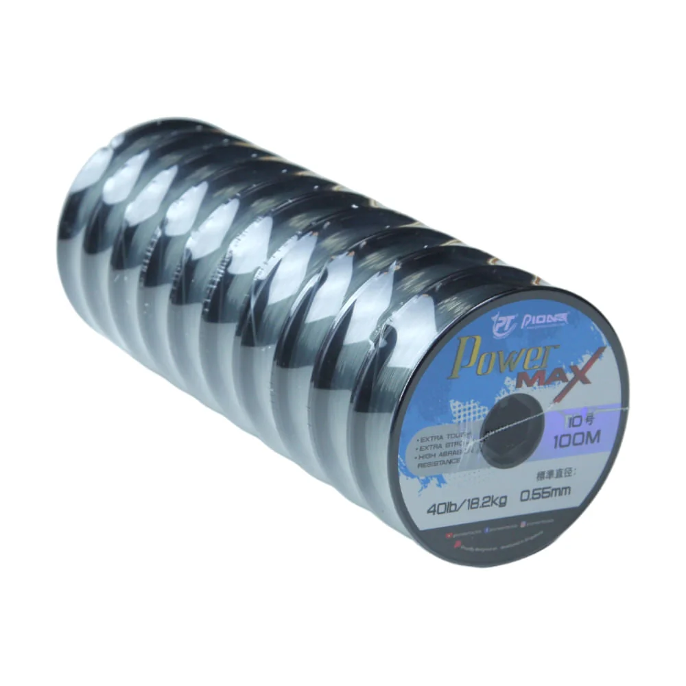Linha Power Max 100mx10 Spl: 25lb-Verde Cx10 Pioneer