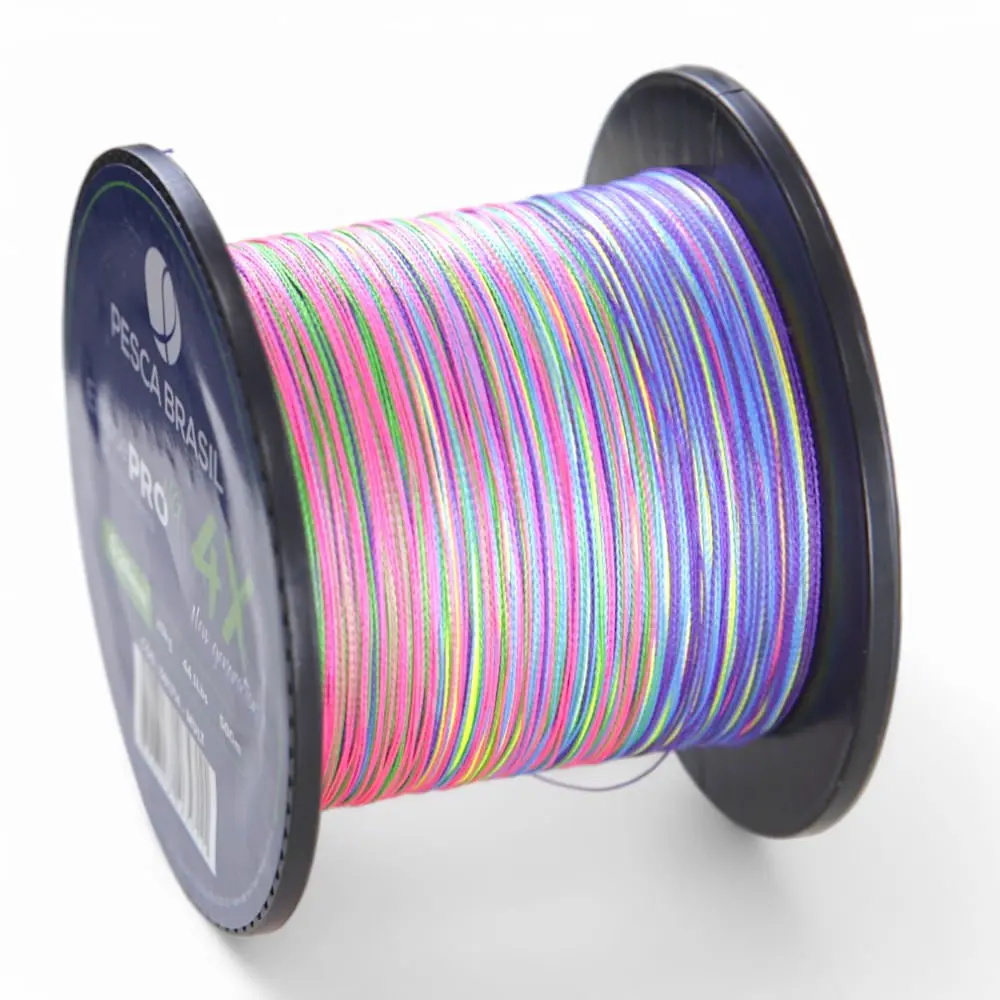 Linha de pesca 500m Linha Multi Eclipse Pro 4X NG Pesca Brasil 0,18 mm
