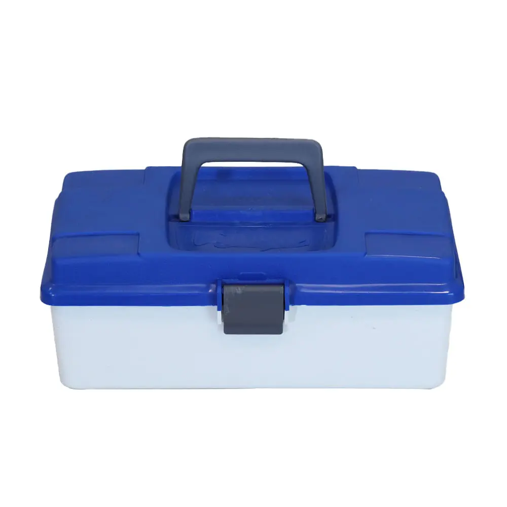 Maleta para pesca PB Box 001 da Pesca Brasil com 1 estojo multiuso e bandeja interna