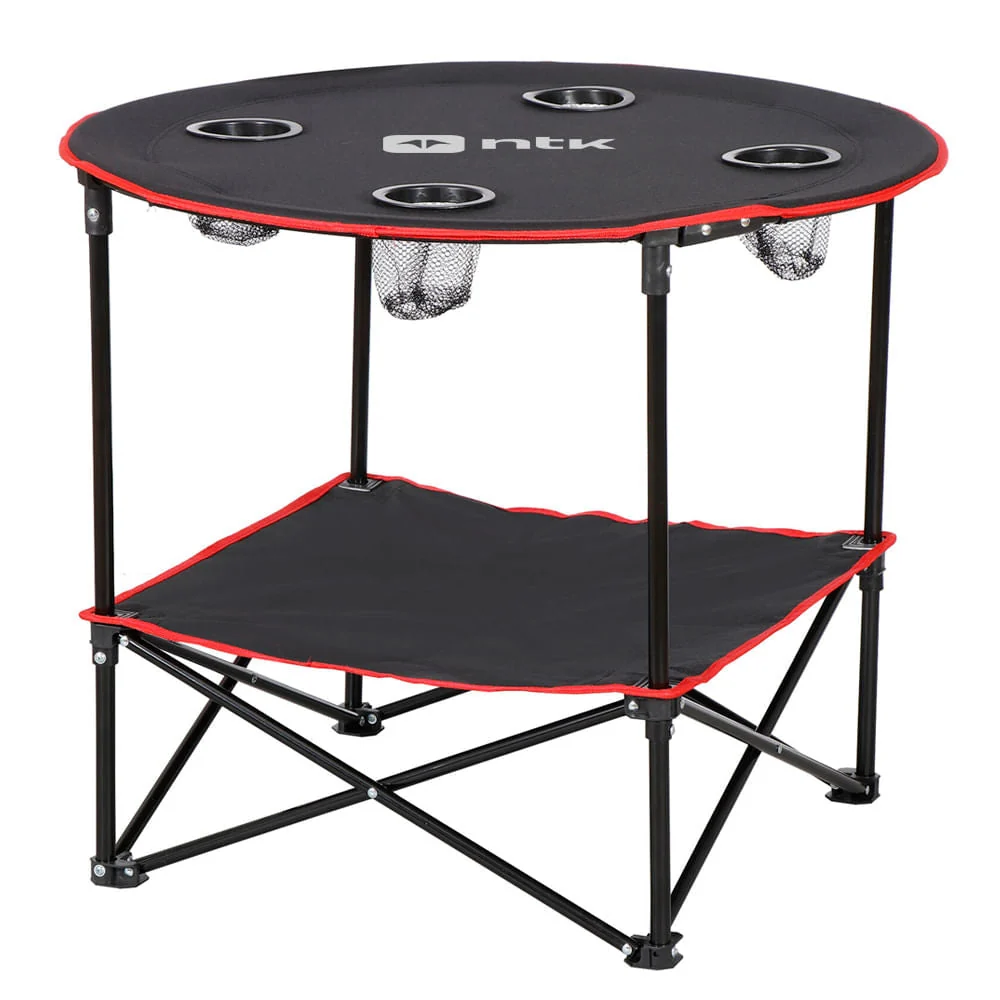 Mesa dobrável com 4 porta copos Lua da NTK