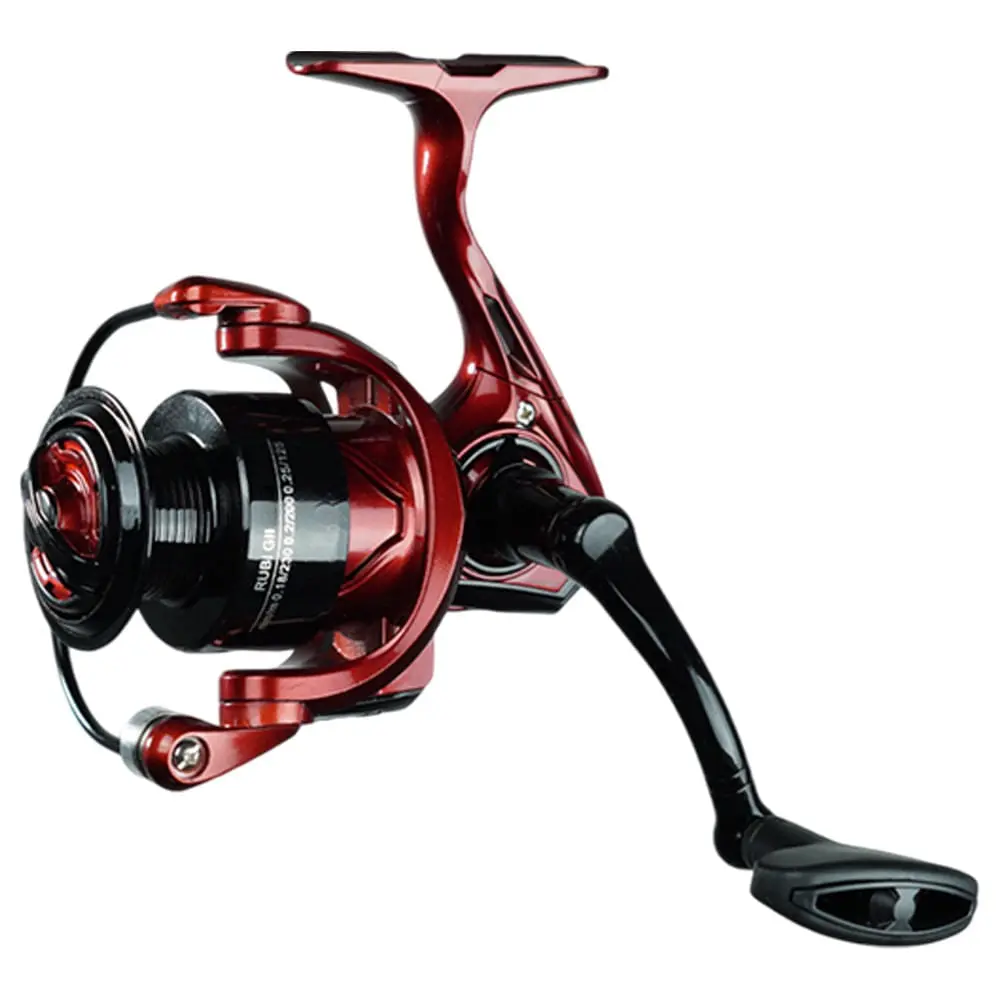 Molinete com 3 rolamentos em aço e carretel em grafite RUBI 2000 – Pesca Brasil