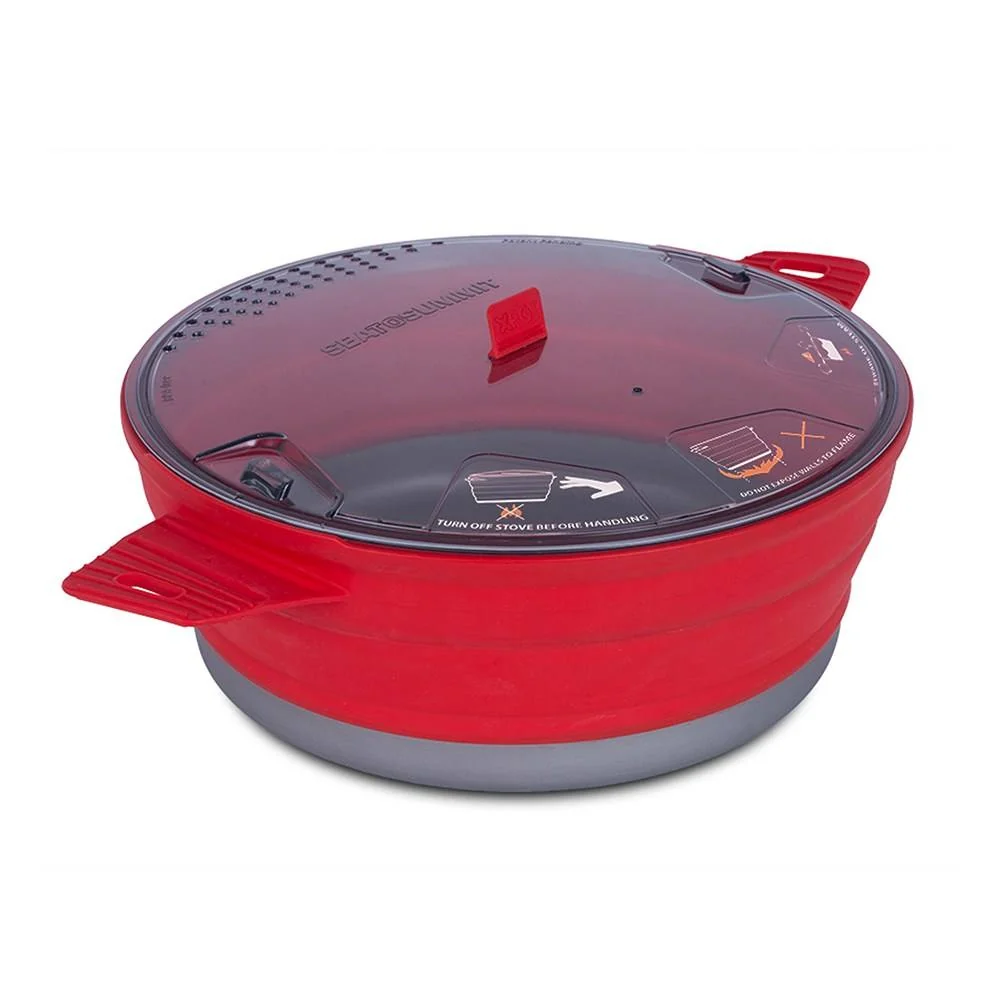Panela retrátil Sea to Summit X-Pot com capacidade para 1,4 litros