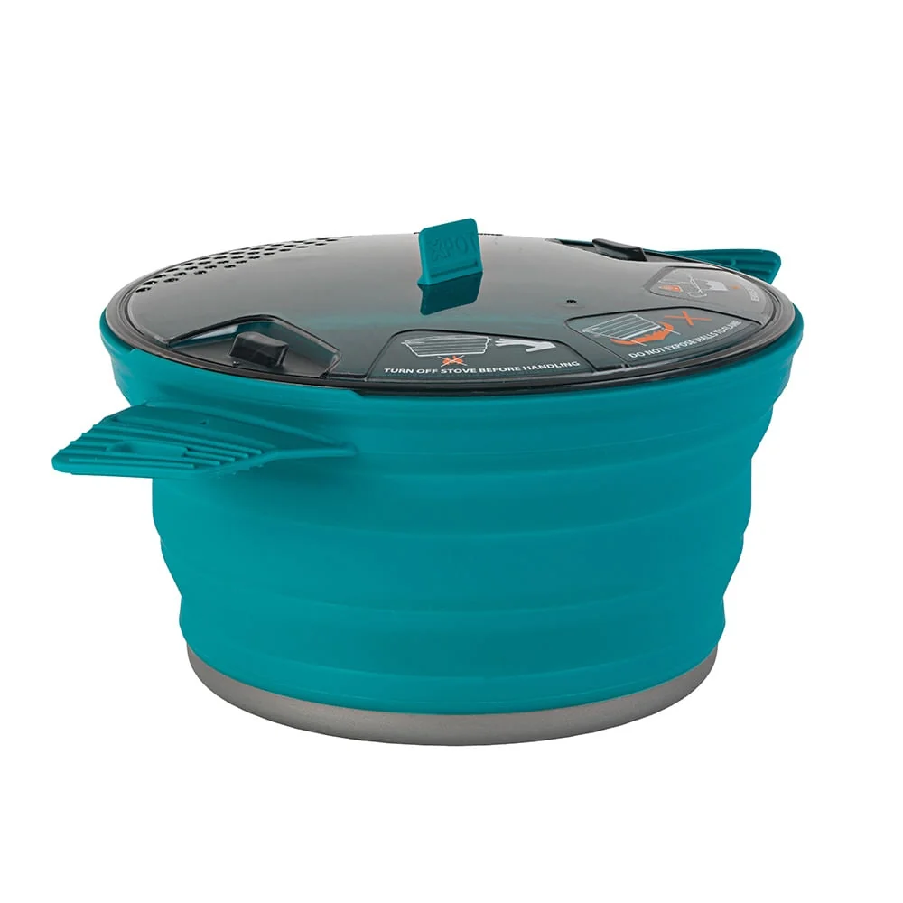 Panela retrátil Sea to Summit X-Pot com capacidade para 2,8 litros