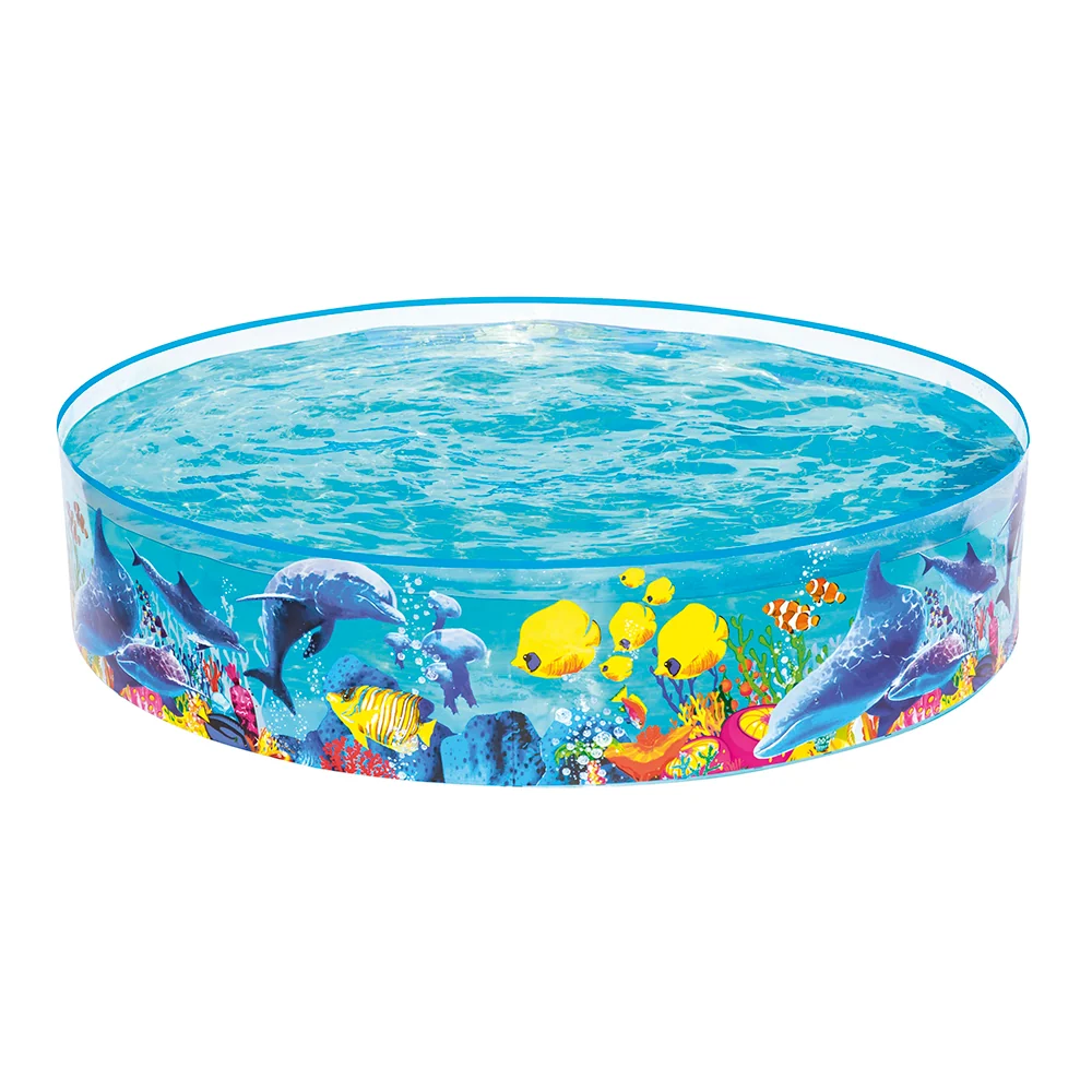 Piscina Semirrígida Circular Infantil Bestway Estampa Peixes 946L