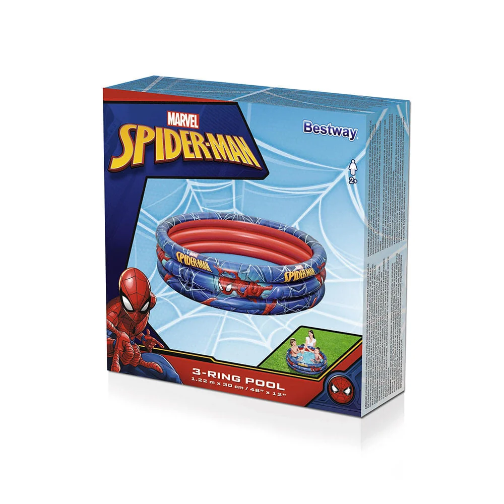 Piscina inflável do Homem-Aranha Bestway de 200 litros a partir de 2 anos