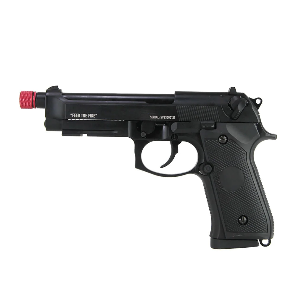 Pistola de airsoft Savage 6mm Green Gás com Blowback TAG