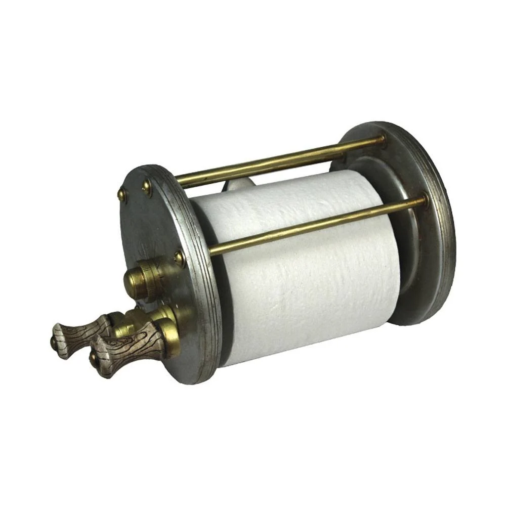 Porta papel higiênico NTK em formato de molinete para colecionadores de pesca