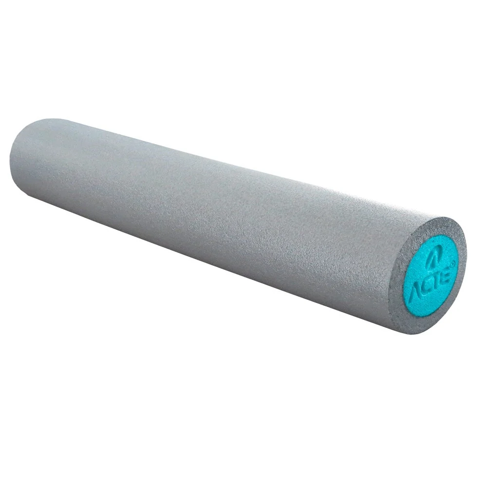 Rolo Exercícios 90cm Yoga e Pilates, Cinza e Verde - Acte