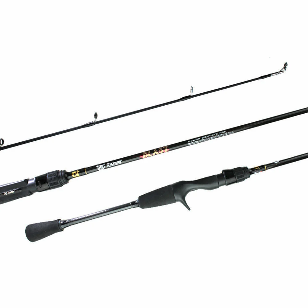Vara de pesca Blast BCM 6’0”- 602 8-17Lb carretilha Pioneer Tackle